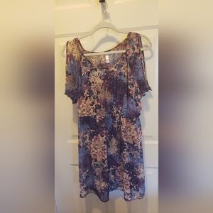 NWOT Xhilaration Cold Shoulder Dress with Slip Size XL